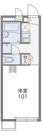 手柄駅 徒歩10分 1階の物件間取画像